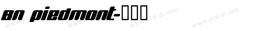 BN Piedmont字体转换
